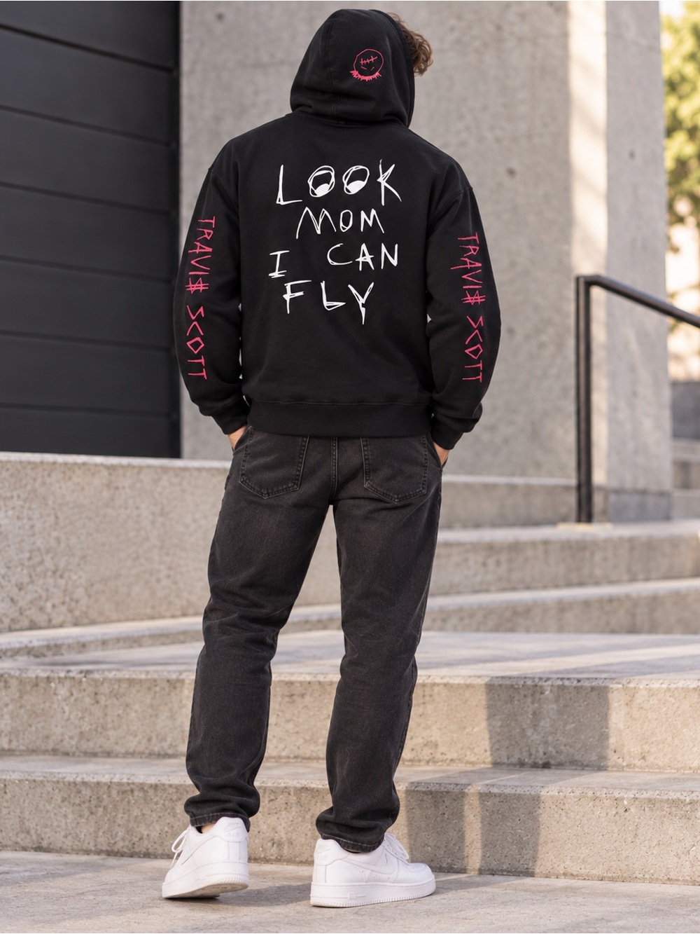 Travis Scott Cactus Jack Inspired Skateboard Graphic Hoodie - Medium